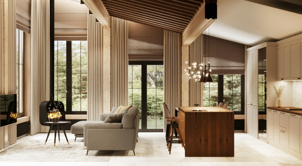 ДОМ ИЗ КЛЕЕНОГО БРУСА