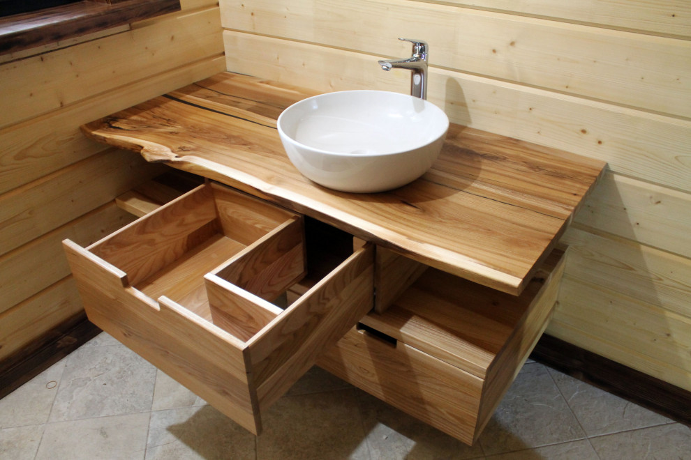 Live edge тумба под раковину