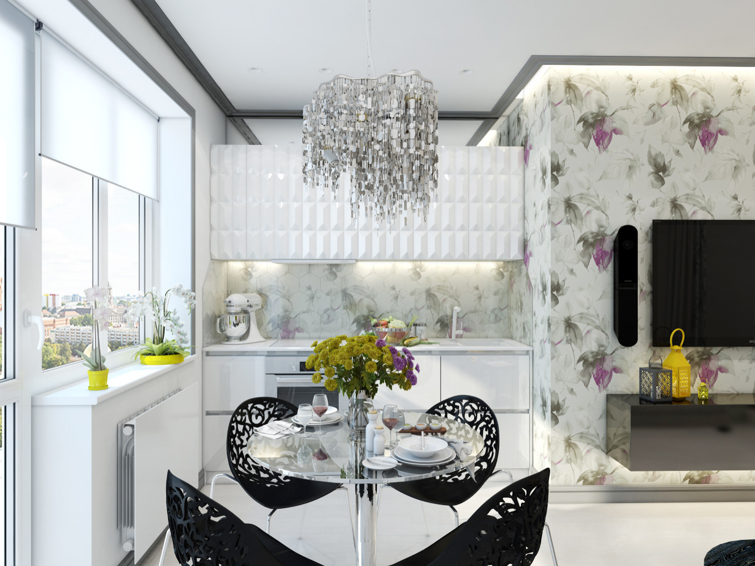 Контрасты и акварель