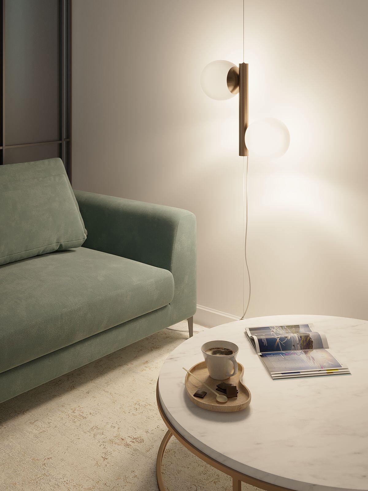 Кухня-гостиная в современном стиле