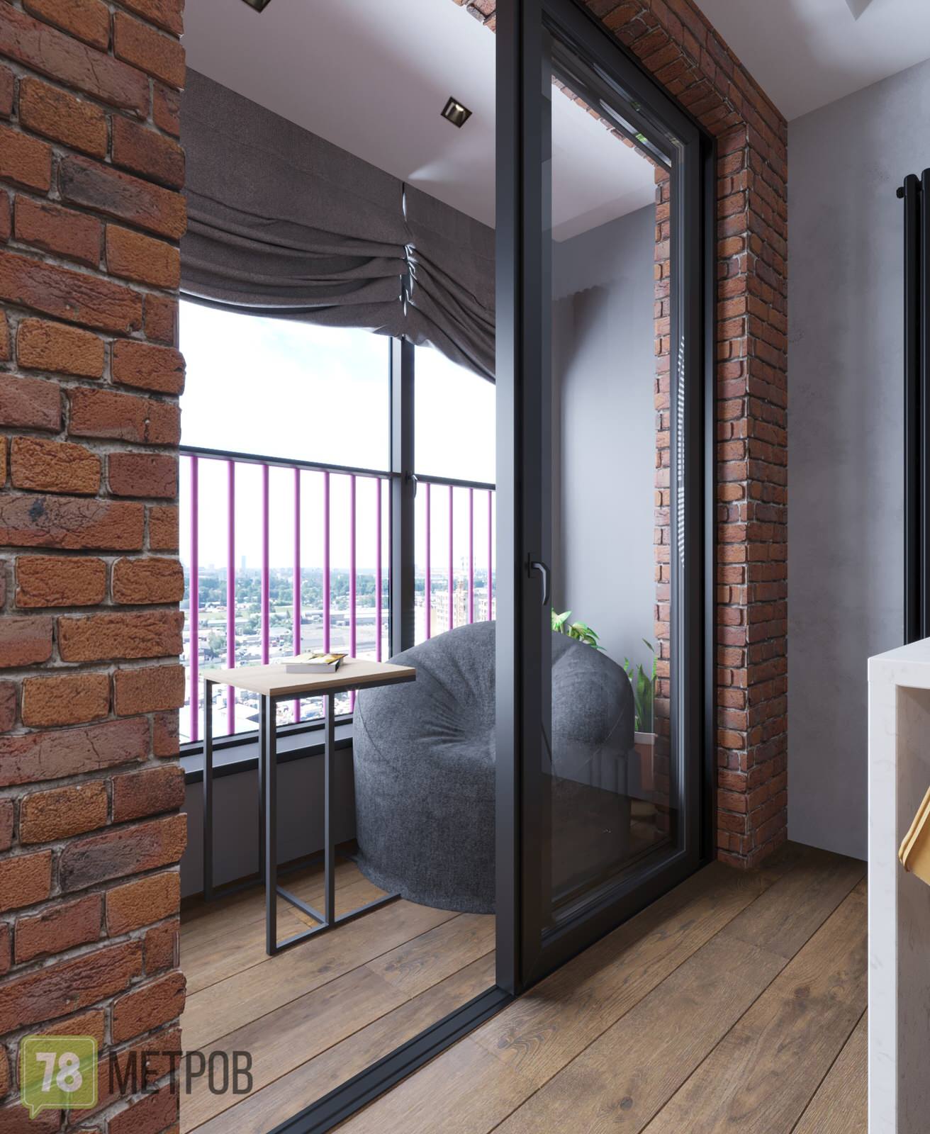 Дизайн-проект квартиры в ЖК "Галактика"