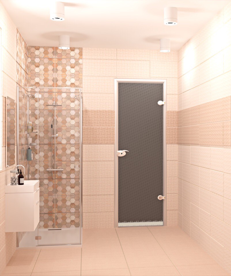 Ванная комната в загородном доме