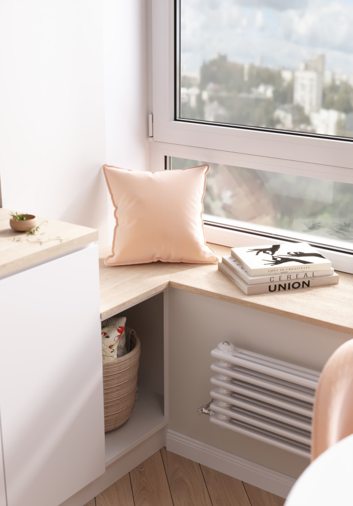 ЖК Discovery. Квартира для юной девушки.