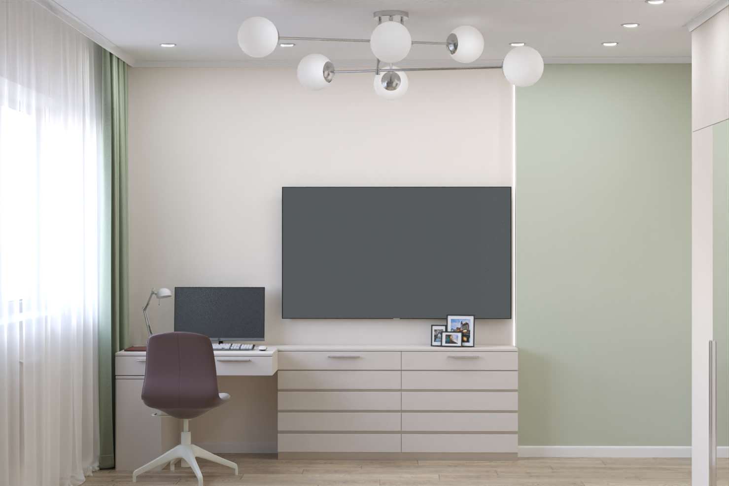 Трёхкомнатная квартира в Москве