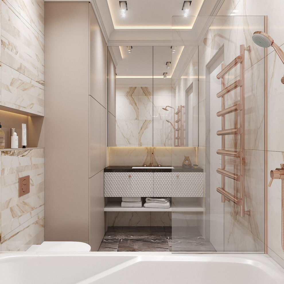 Современный интерьер в ЖК ''Сердце Столицы''