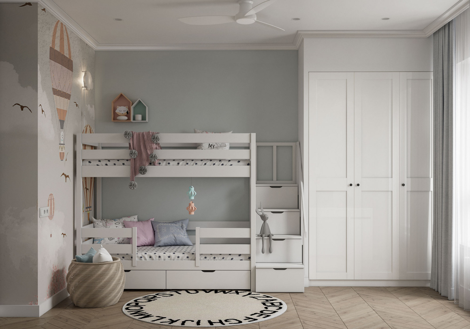 ЖК Лефортово Парк 3-х комнатная квартира для семьи с двумя детьми