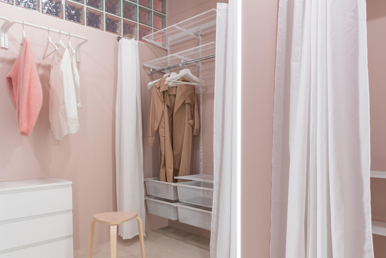 Квартира с стеклоблоками