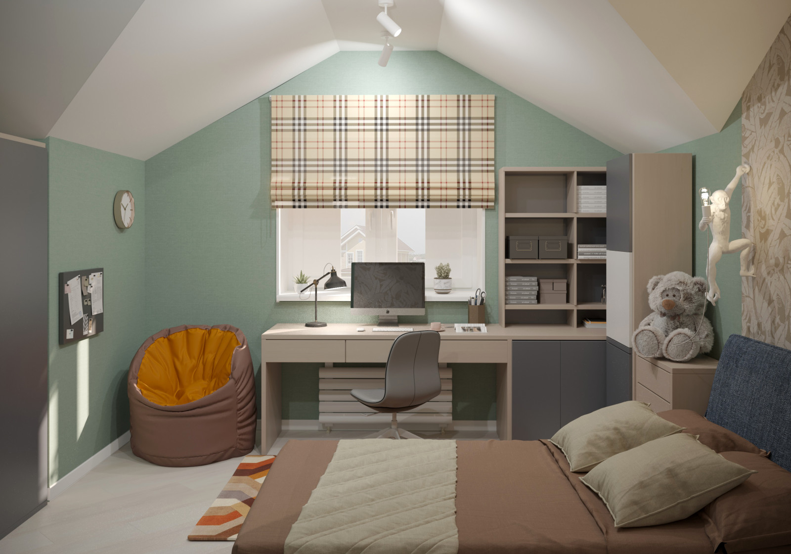 Проект жилого дома с мансардой, КП "Чешская деревня"