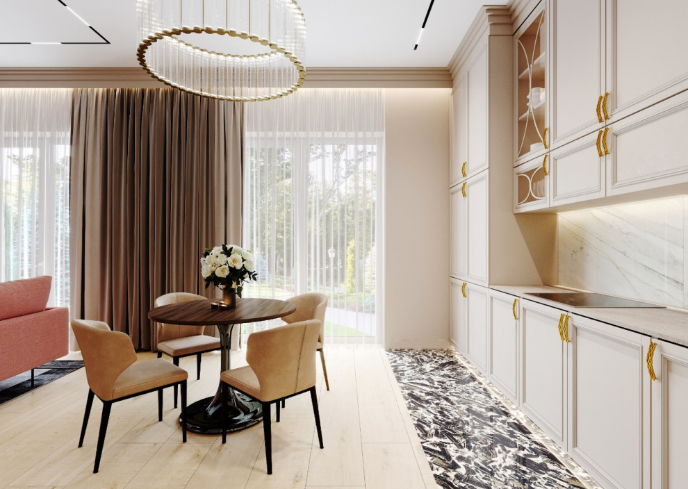 Обложка проекта: Изысканность загородного дома в смешанном стиле Ар Деко и Американской классики