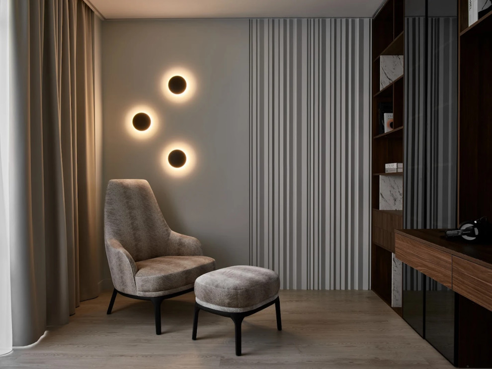 Дизайн проект квартиры 60м2. Кабинет