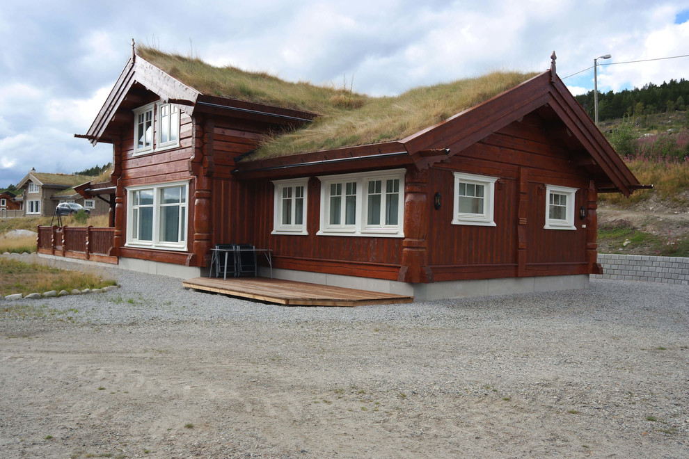 Дома в норвежском стиле.