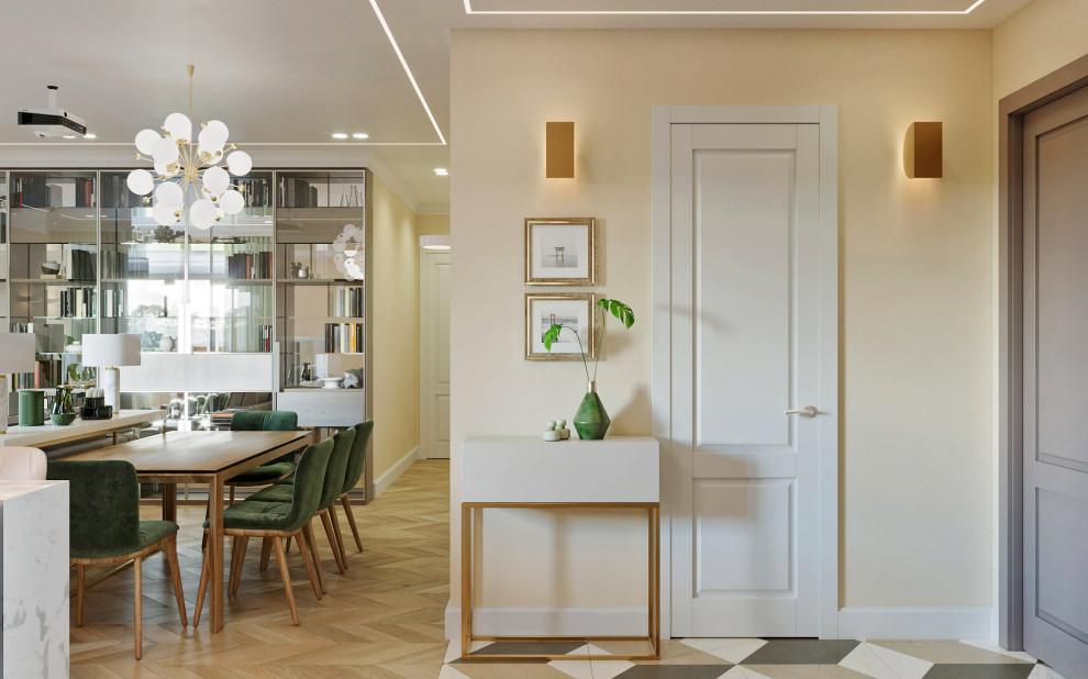 Обложка проекта: ЖК Тимирязев Парк Кухня-гостиная