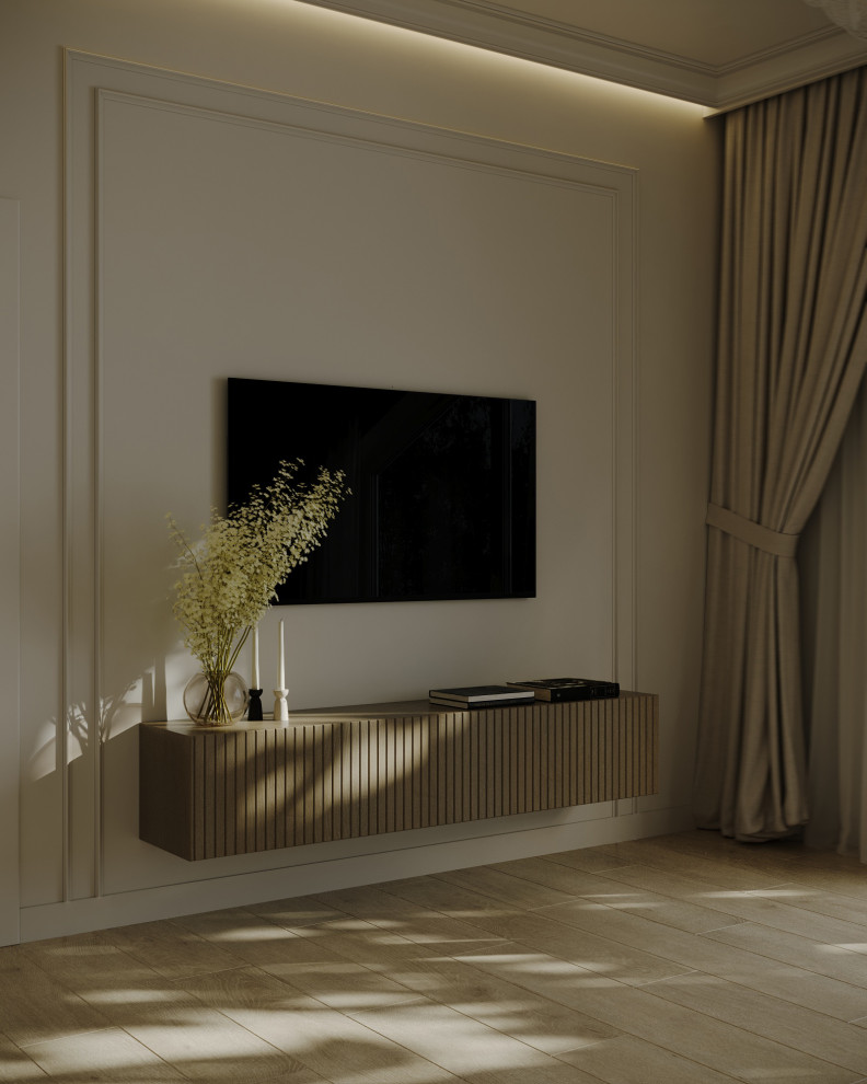 Атмосферная спальня в частном доме