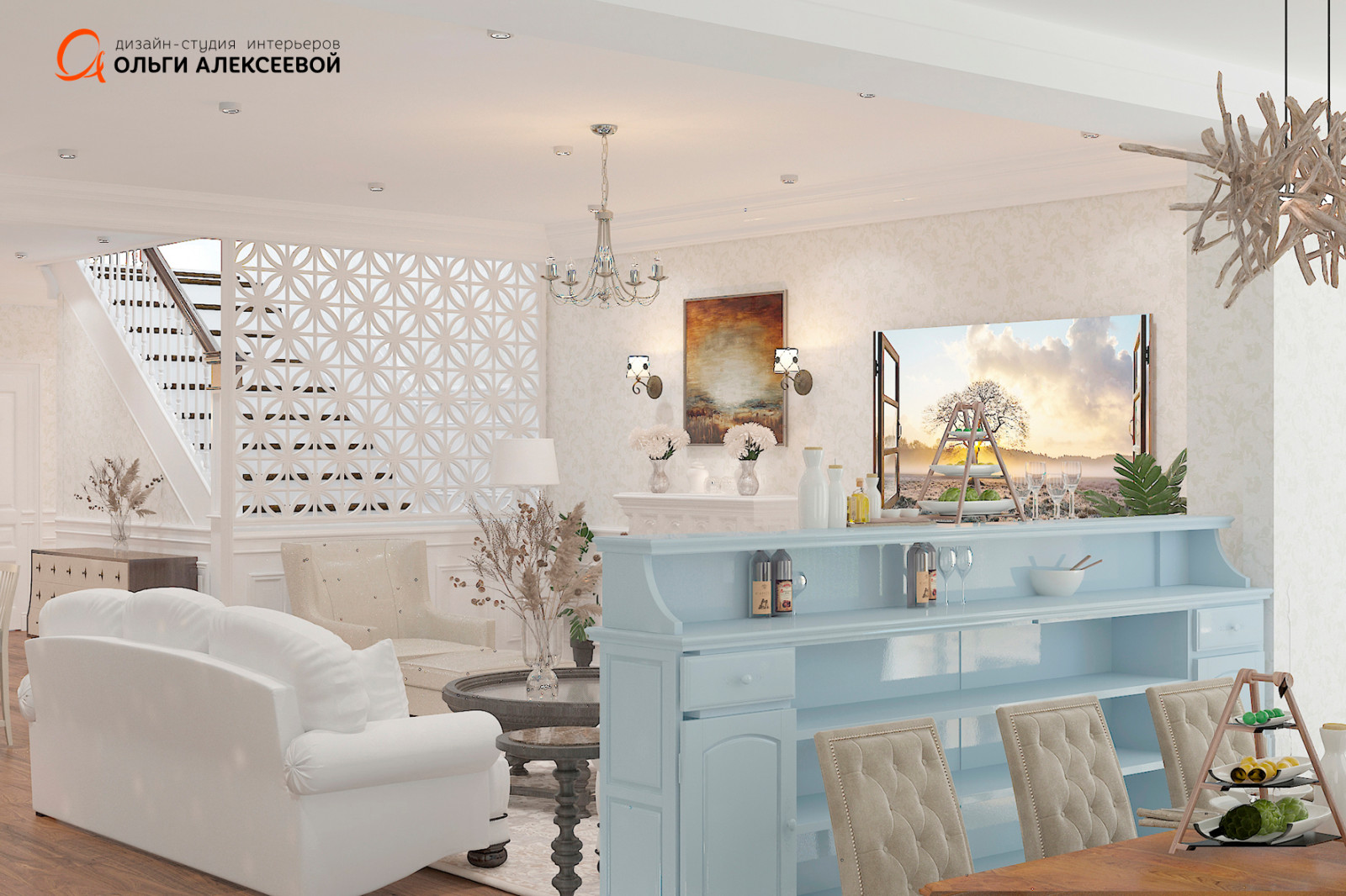 Американская классика в таунхаусе площадью 310 м2.