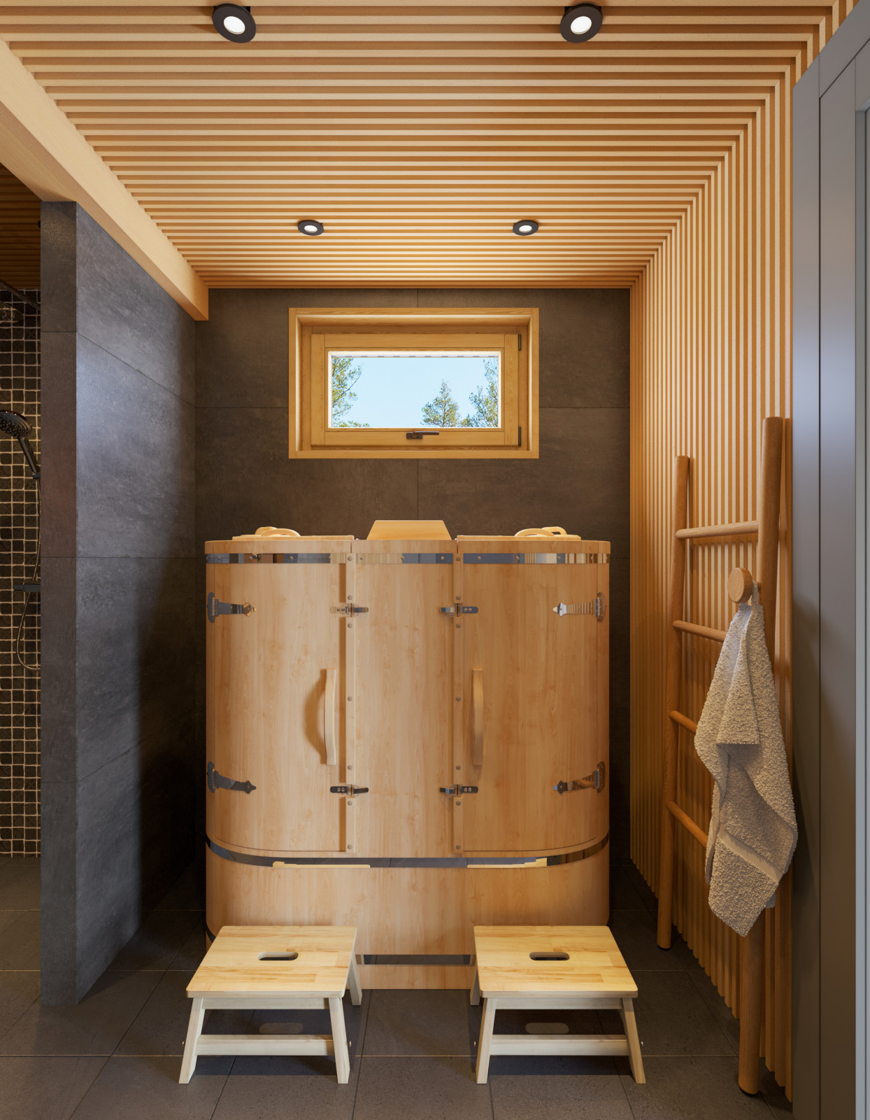 Реконструкция бани в Коркино