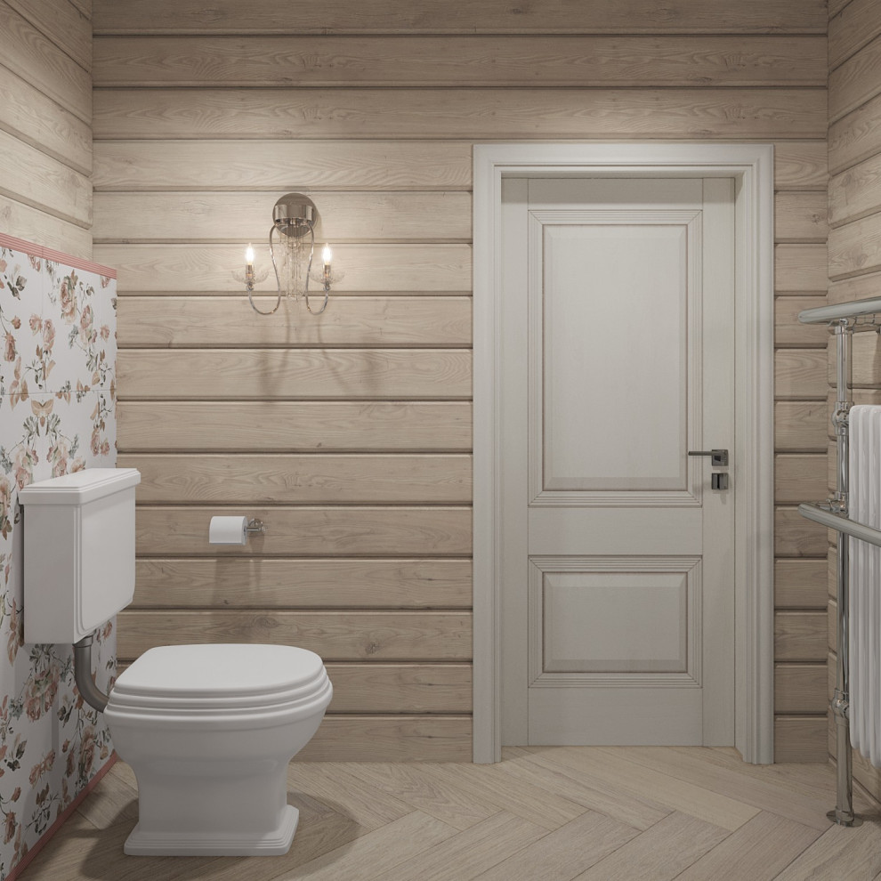 Дизайн интерьера срубного дома