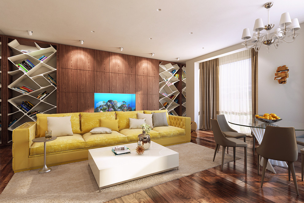 Проект квартиры ЖК "Алые Паруса" (3D визуализации)