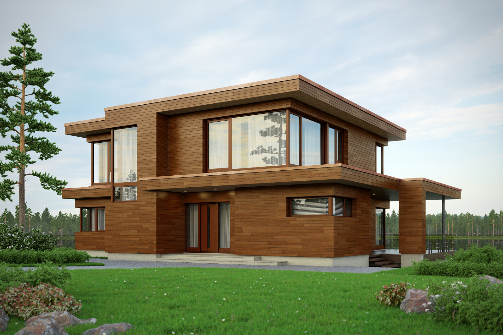 Концепция гостевых домов Валдай