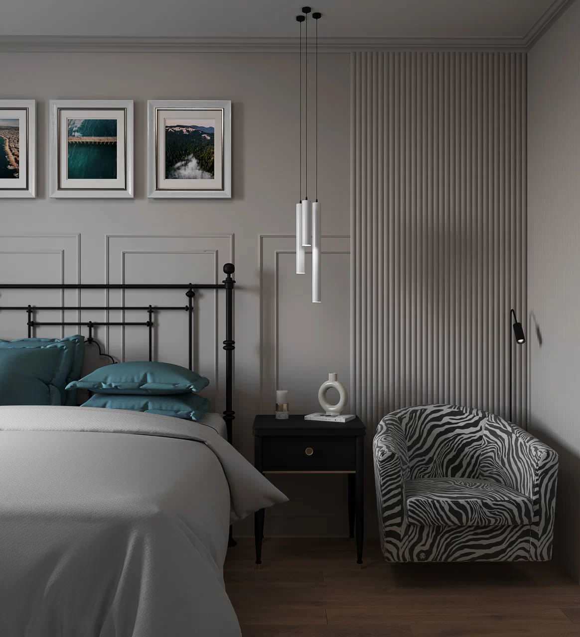 Спальня квартиры на Новочеркасской