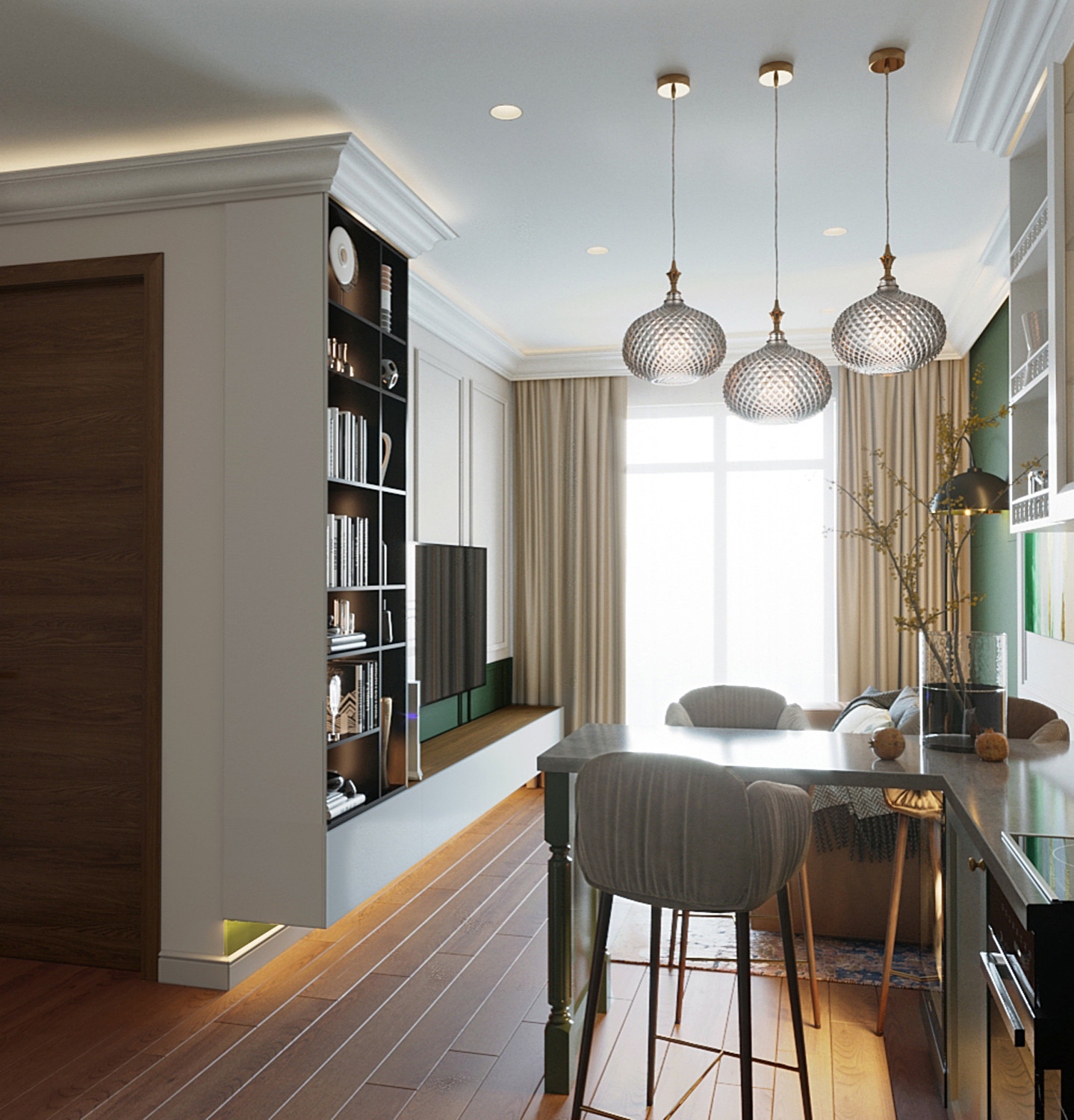 Дизайн интерьера квартиры  ЖК "Евпатория"