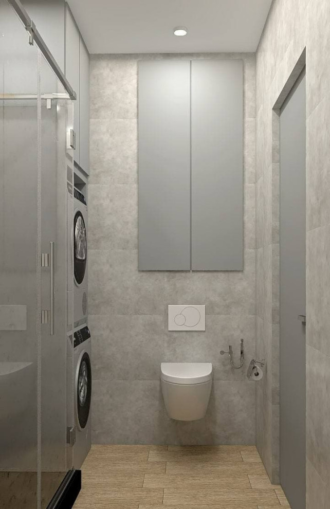 Светлая однокомнатная квартира с элементами лофт