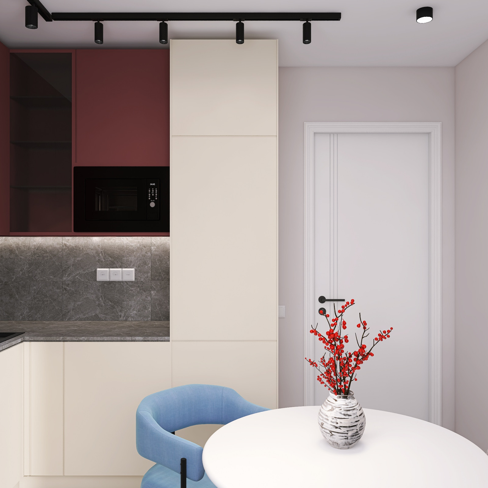 Проект квартиры с яркими акцентами