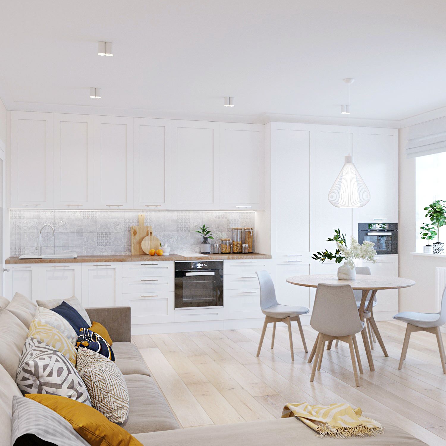 Квартира в скандинавском стиле