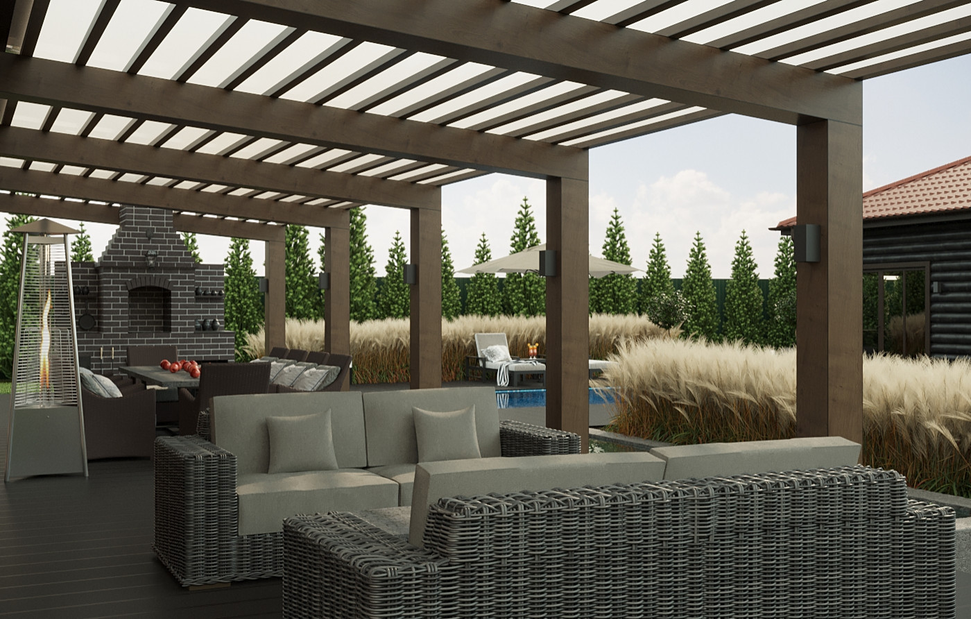 Экстерьер загородного дома