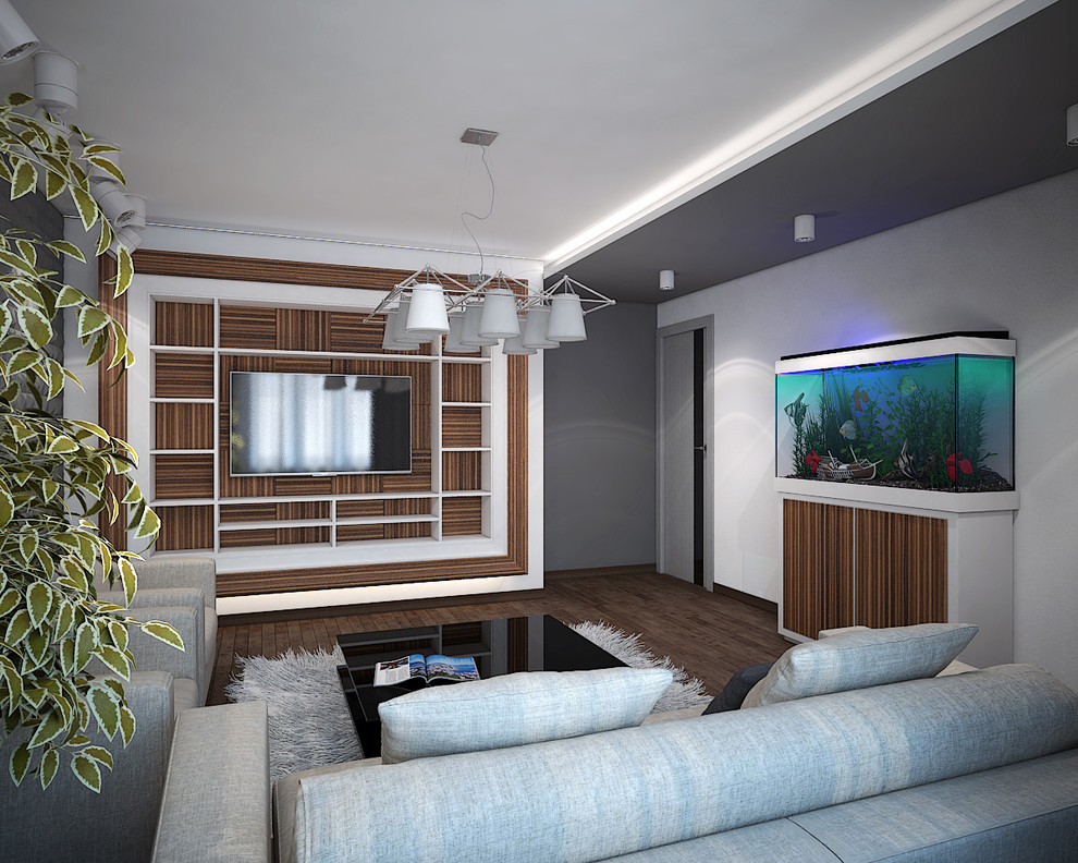 Дизайн-проект 3-х комнатной квартиры,103 м2. Стиль Современный