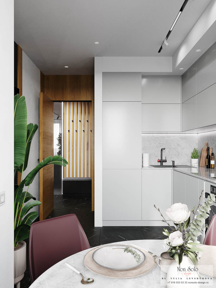 Дизайн квартиры для адвоката 54 м2, ул. Люсиновская, г. Москва