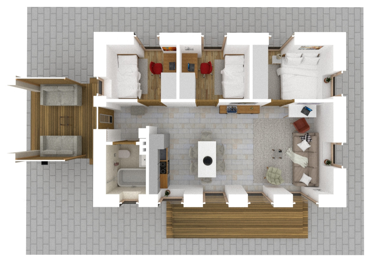 Дачный дом 50 м.кв.