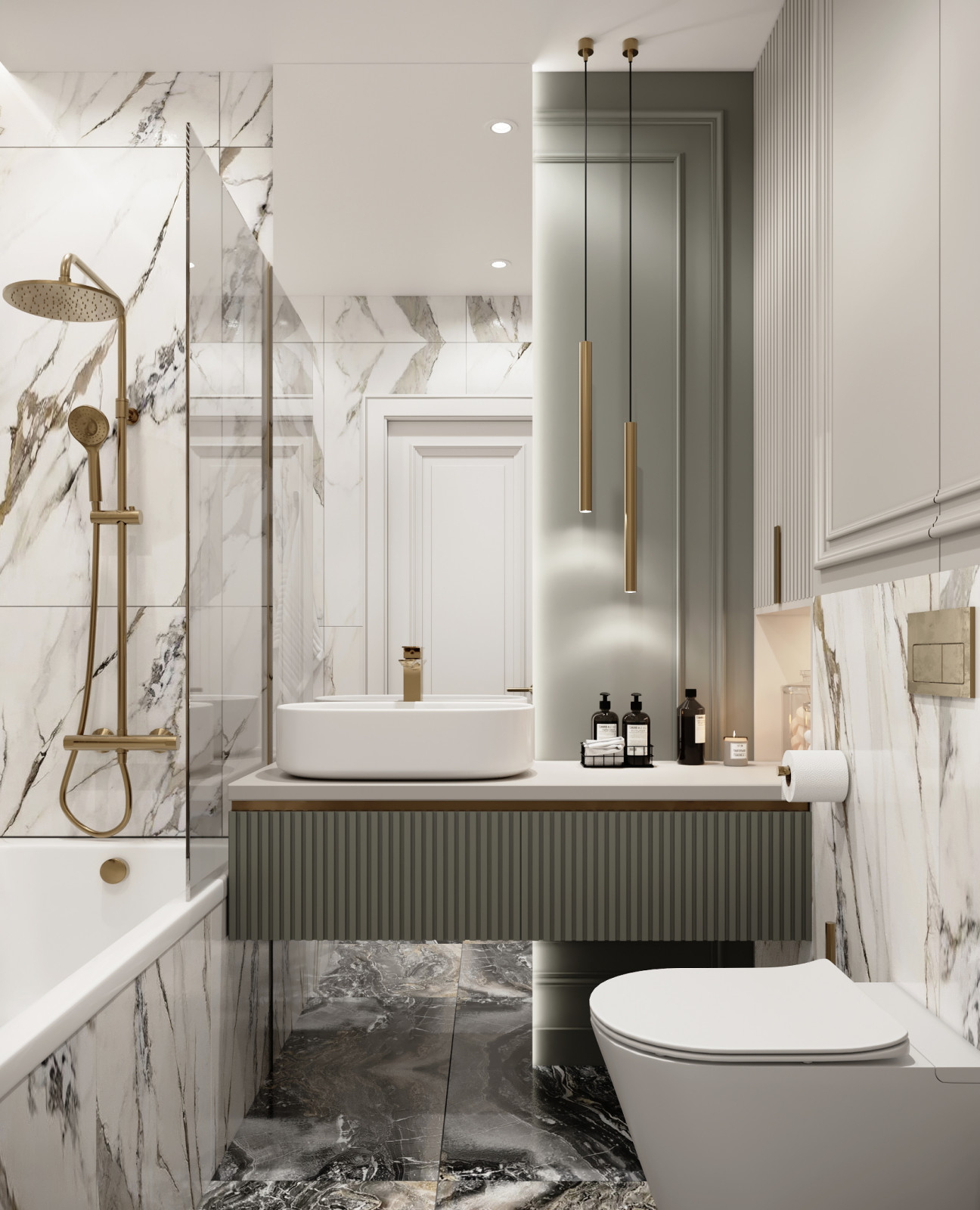 Обложка проекта: Дизайн-проект трехкомнатной квартиры