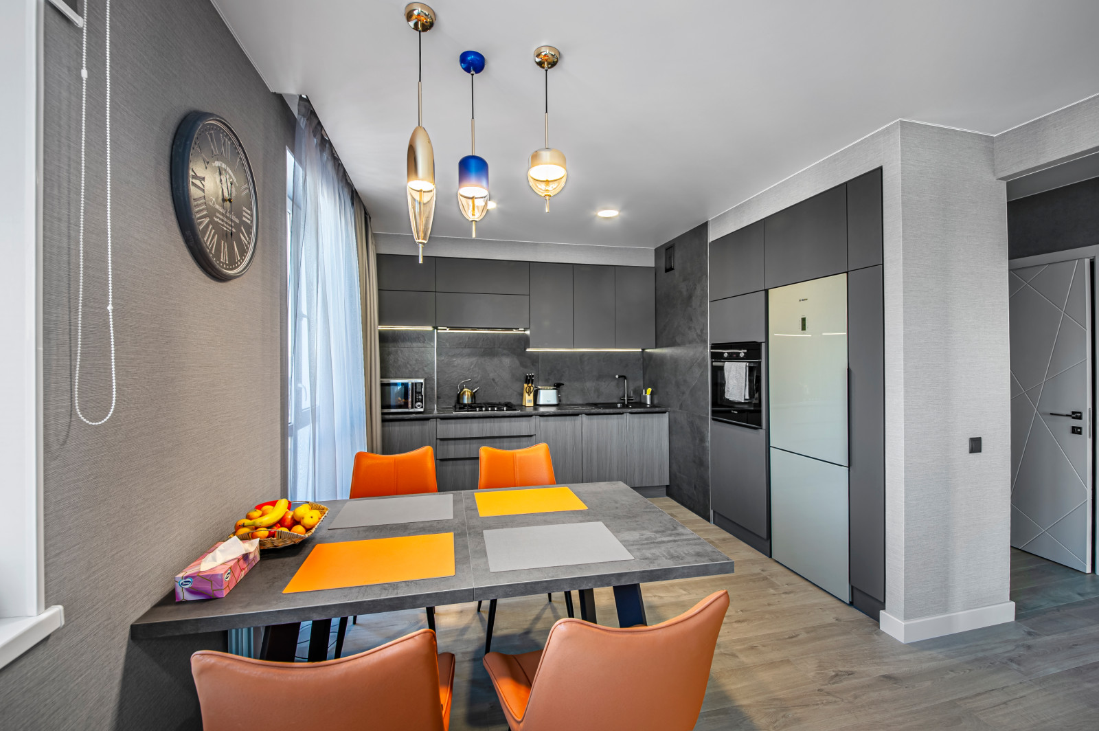 Обложка проекта: Кухня в ЖК Паруса г. Рязань, пленка + пластик