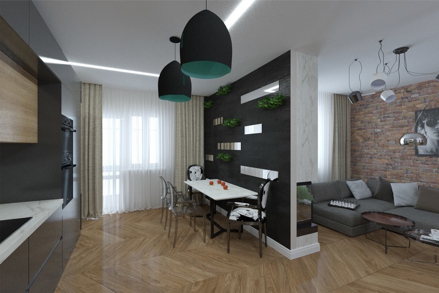 Лофт 62 м2 ЖК Адмирал