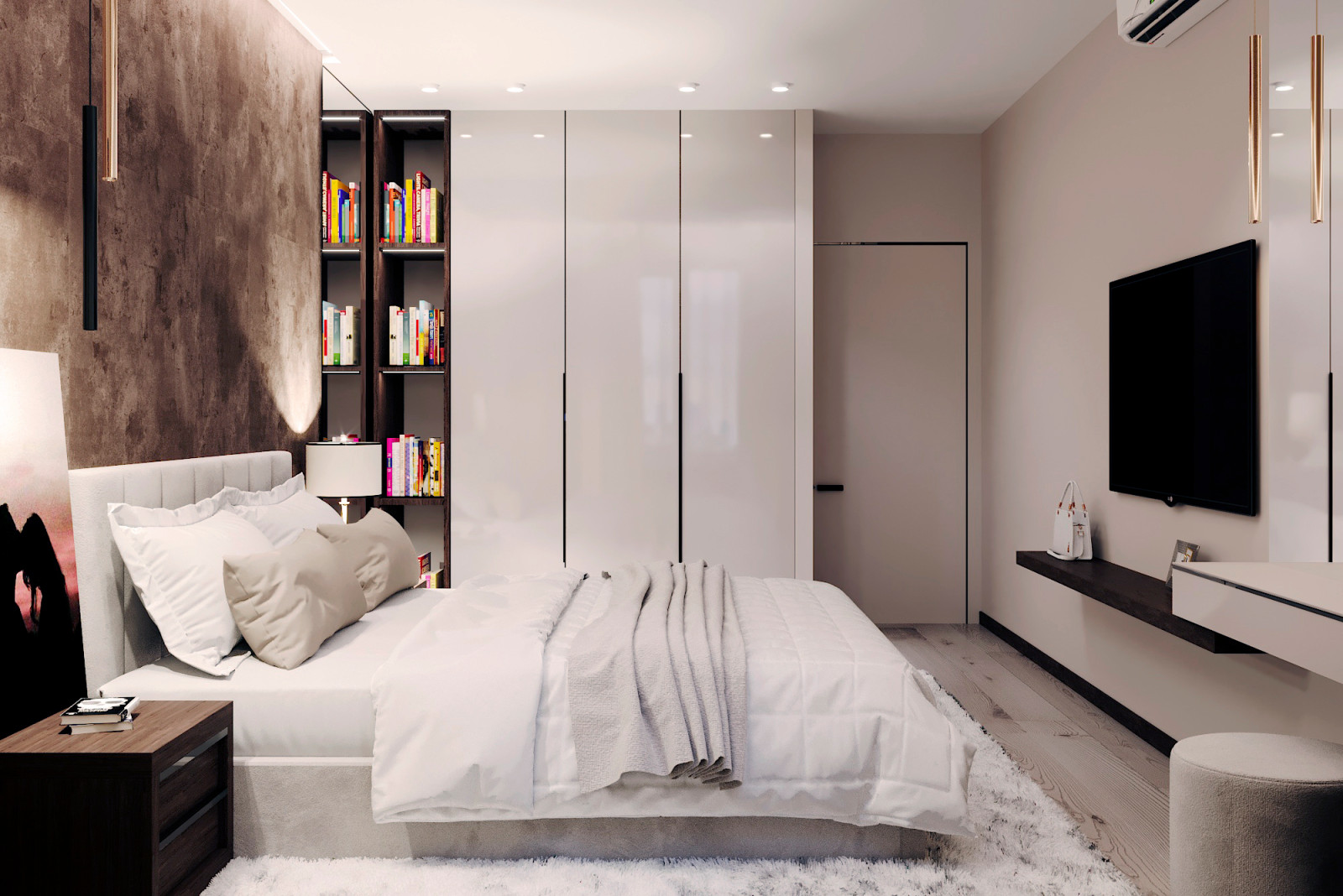 Квартира в мягких оттенках минимализма