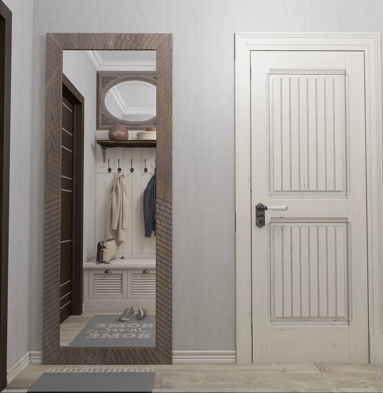 Проект квартиры в стиле Прованс (70 кв м)