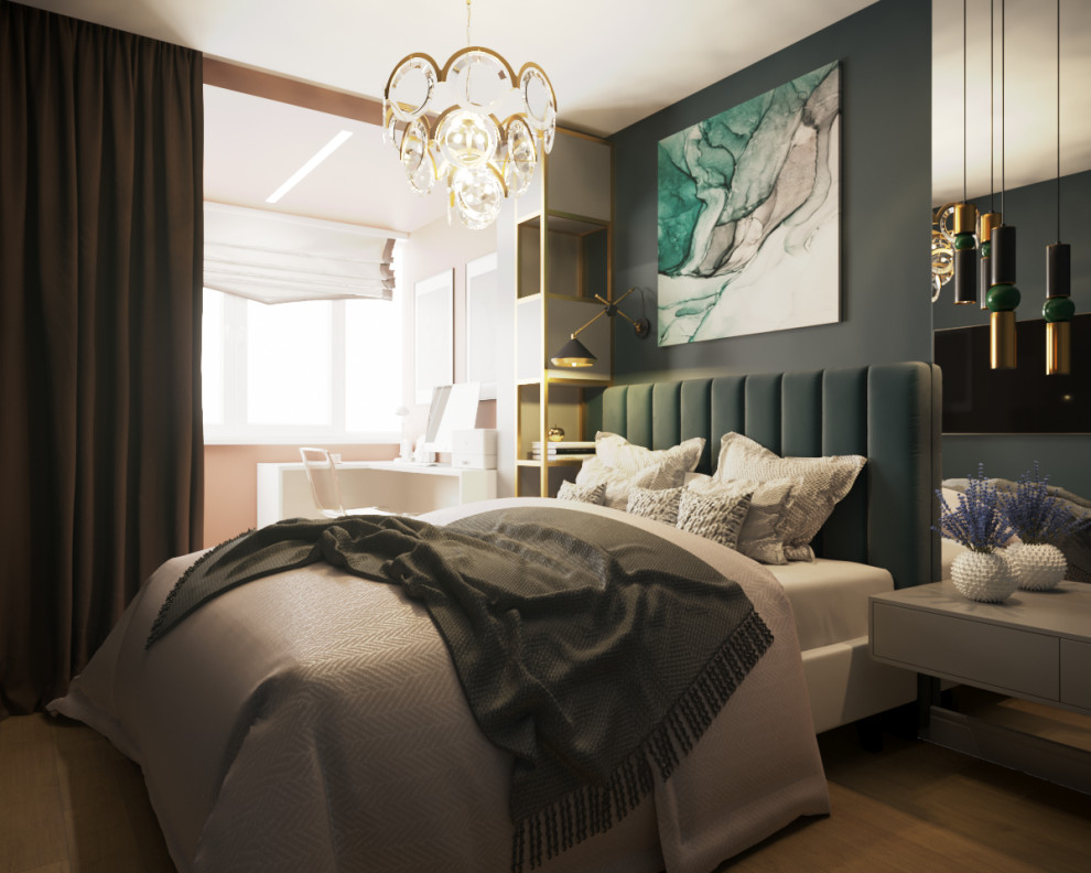 Обложка проекта: Акцентная спальня