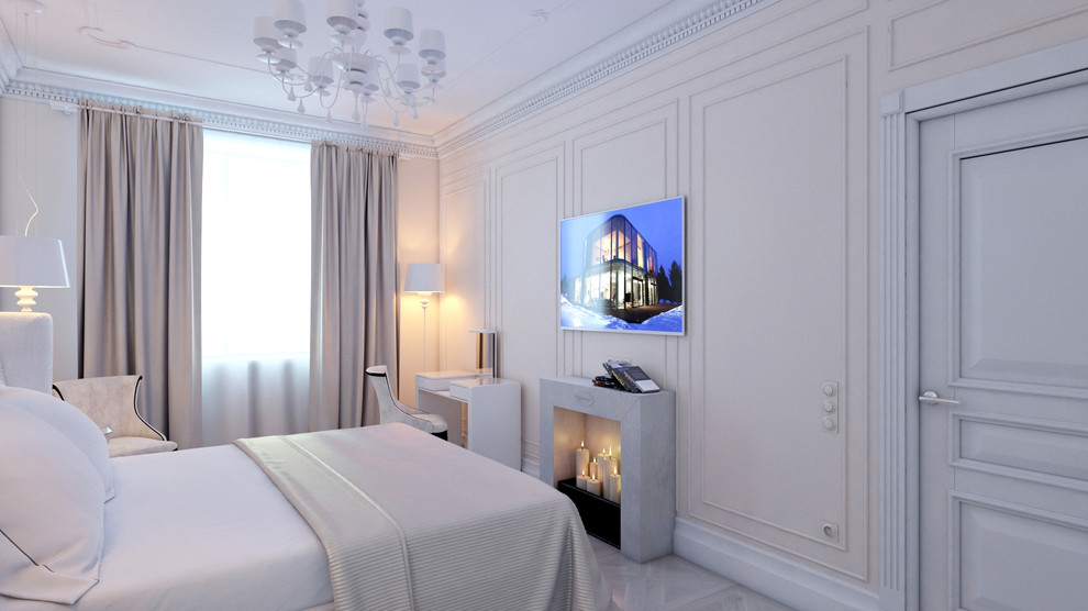 Белоснежная спальня