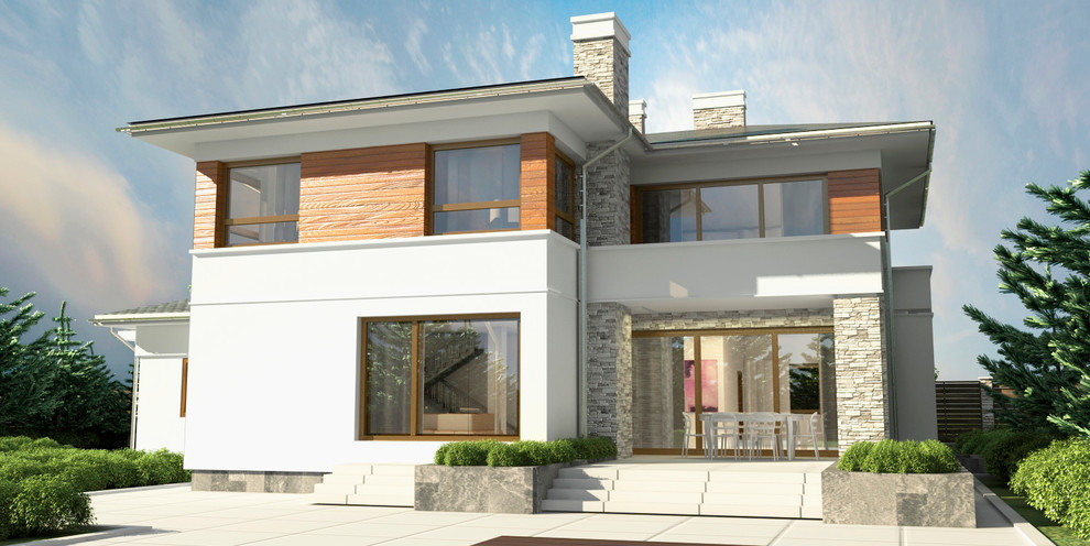 Обложка проекта: Проект дома в современном стиле