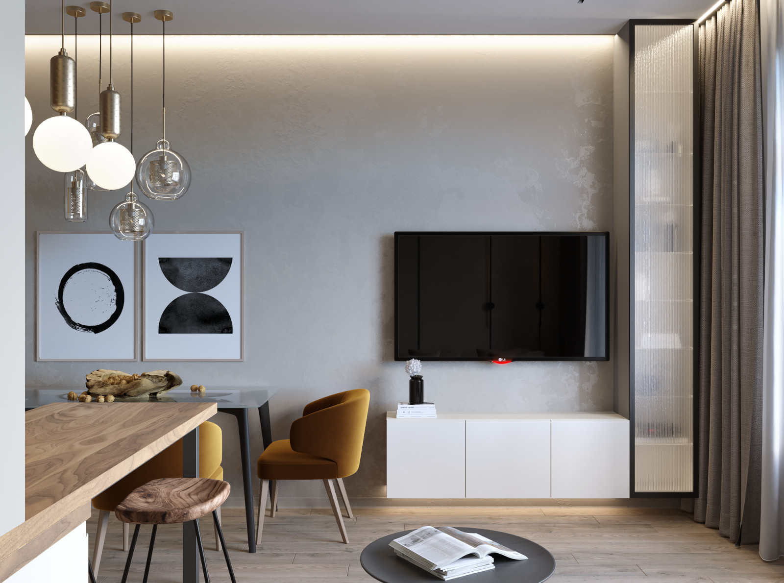 Проект квартиры в Москве 78 м2