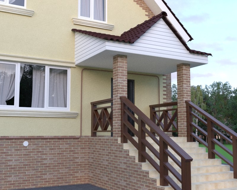 Кирпичный дом