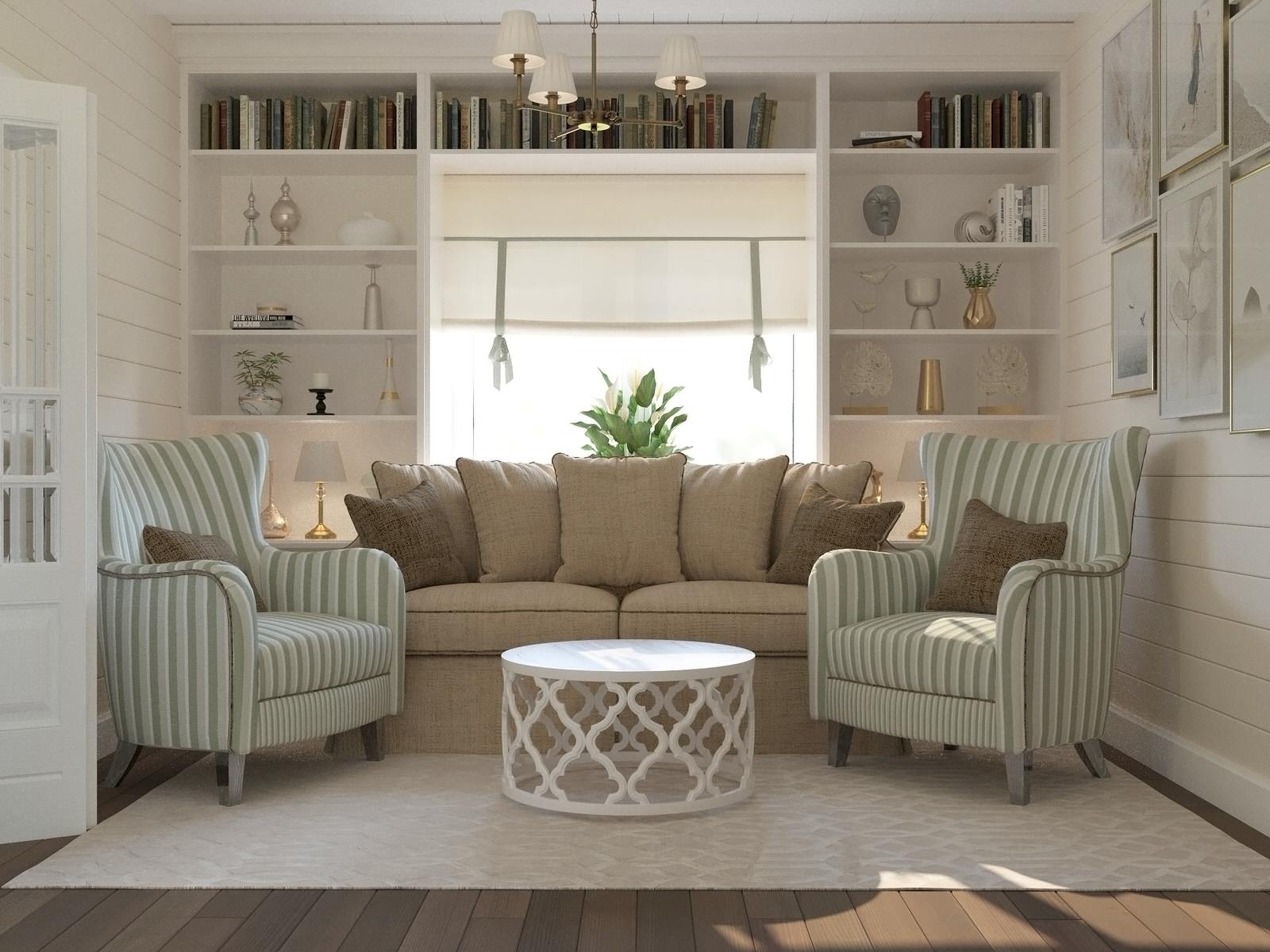 Обложка проекта: Кухня-гостиная в загородном доме