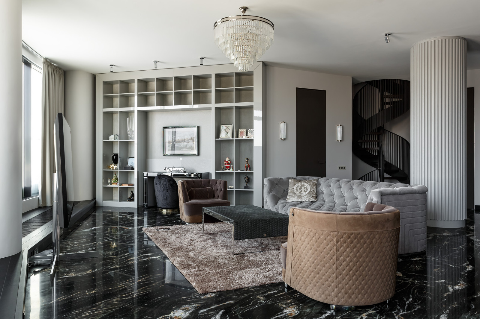 Проект 2-х уровневых апартаментов