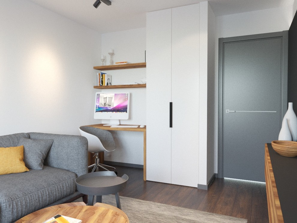 Визуализация интерьера. Однокомнатная квартира для холостяка