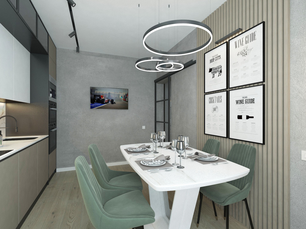 Проект 3-х комнатной квартиры в мкр. Южный