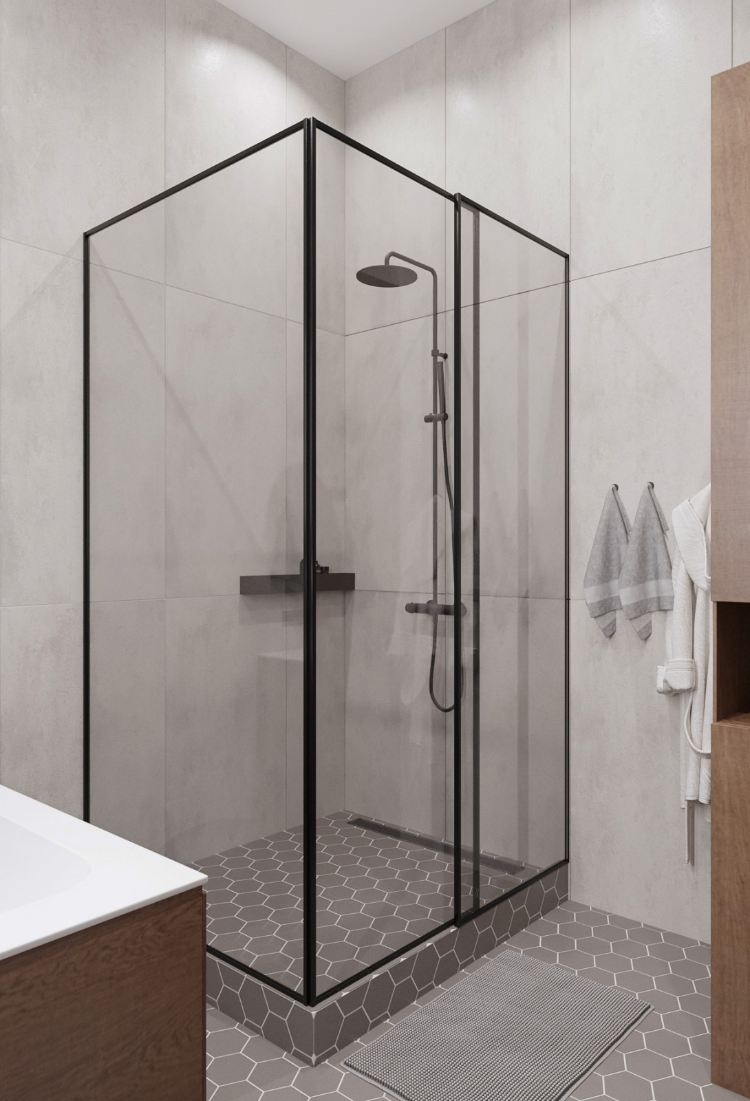 Серый минимализм в центре Петербурга