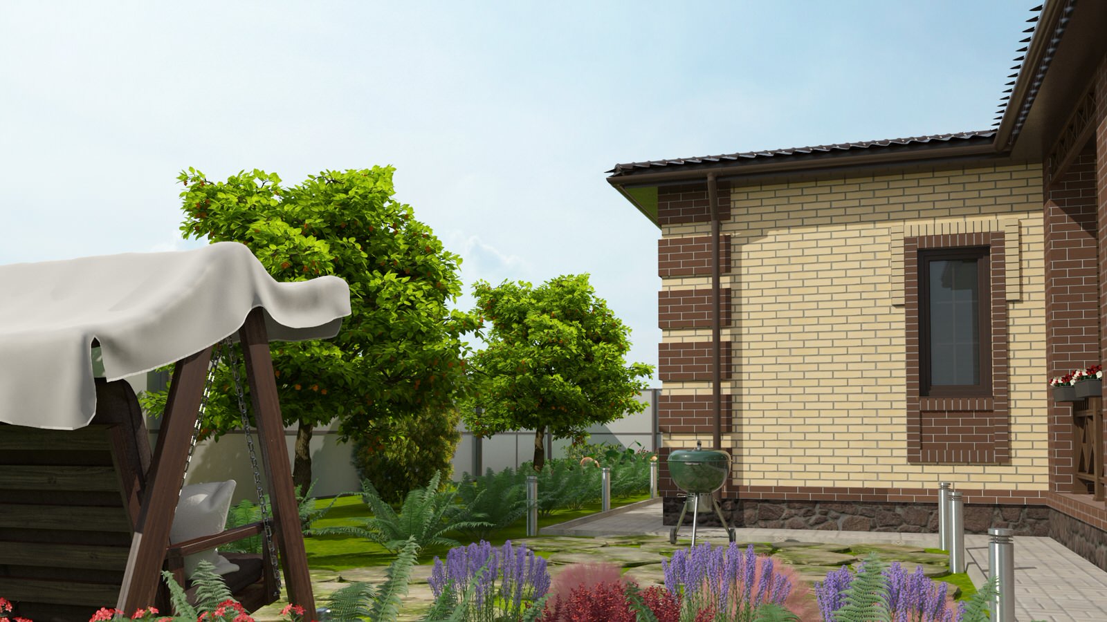 Ландшафтный дизайн территории