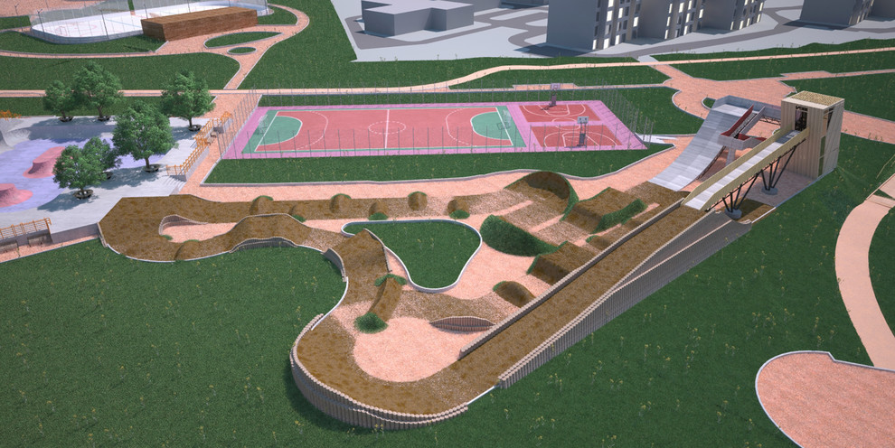 полоса для дерт-джампинга