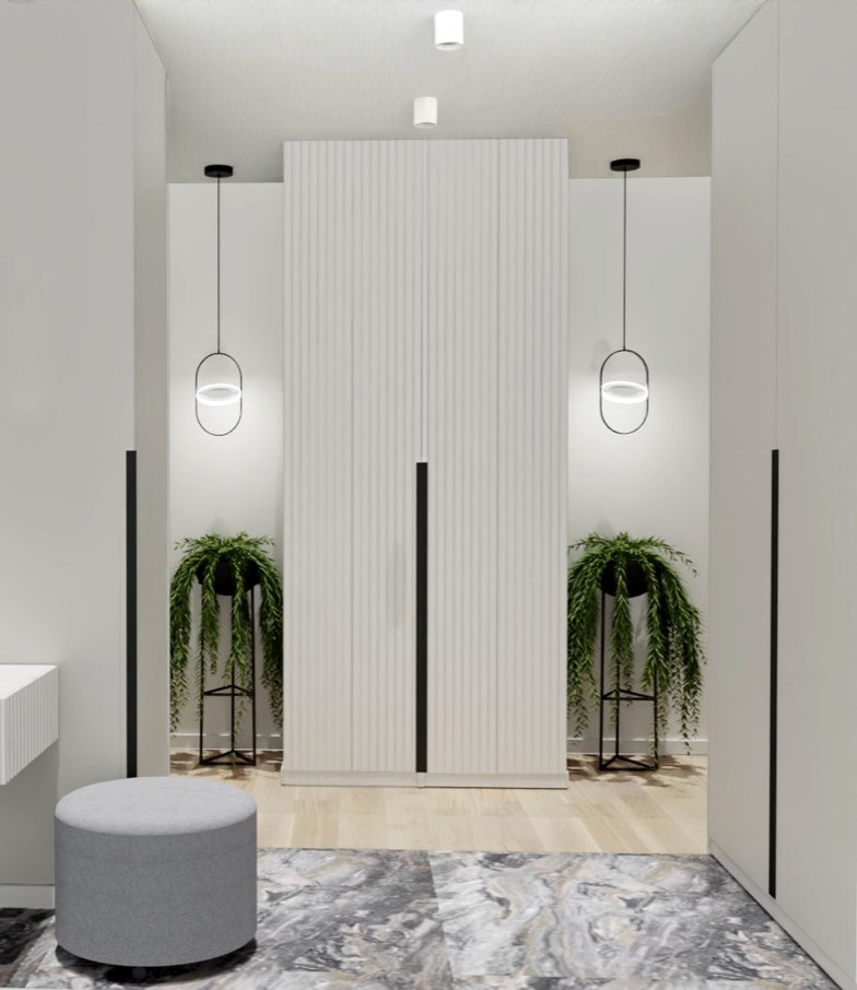 Квартира в современном стиле в Москве, 72м2