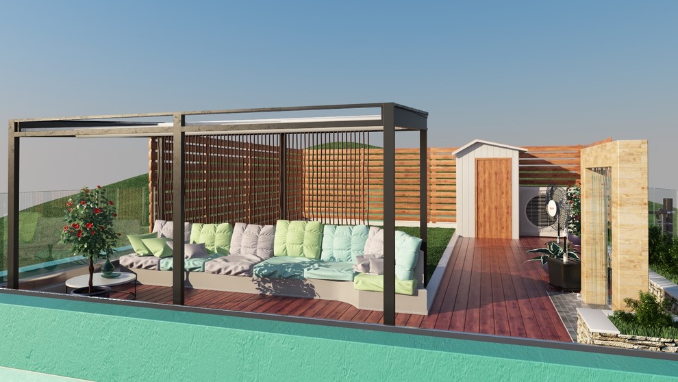 Барбекю на крыше